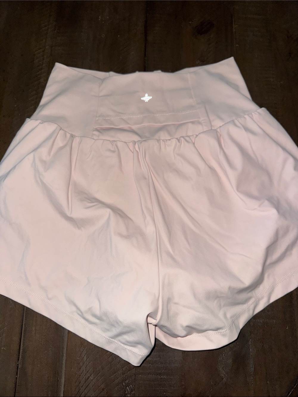 Halara Women's High-Waist Light Pink Athletic Shorts